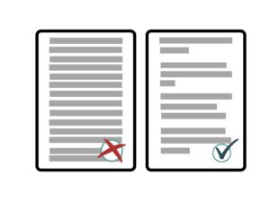 come scrivere un articolo efficace e suddividere il testo in paragrafi