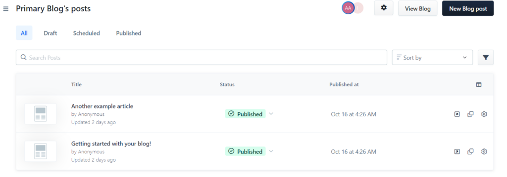 creazione blog con clickfunnels