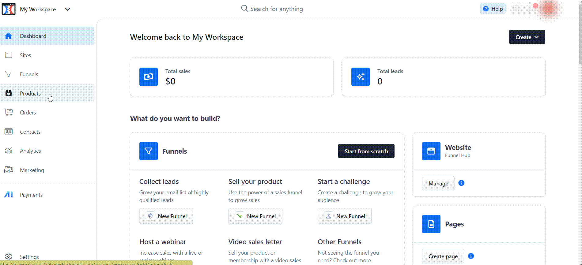 prodotto su clickfunnels