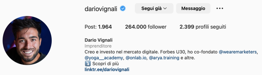 Creare una pagina Instagram di successo: i 5 step che devi seguire 1