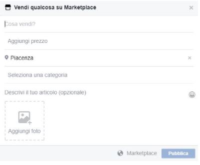 vendi su marketplace