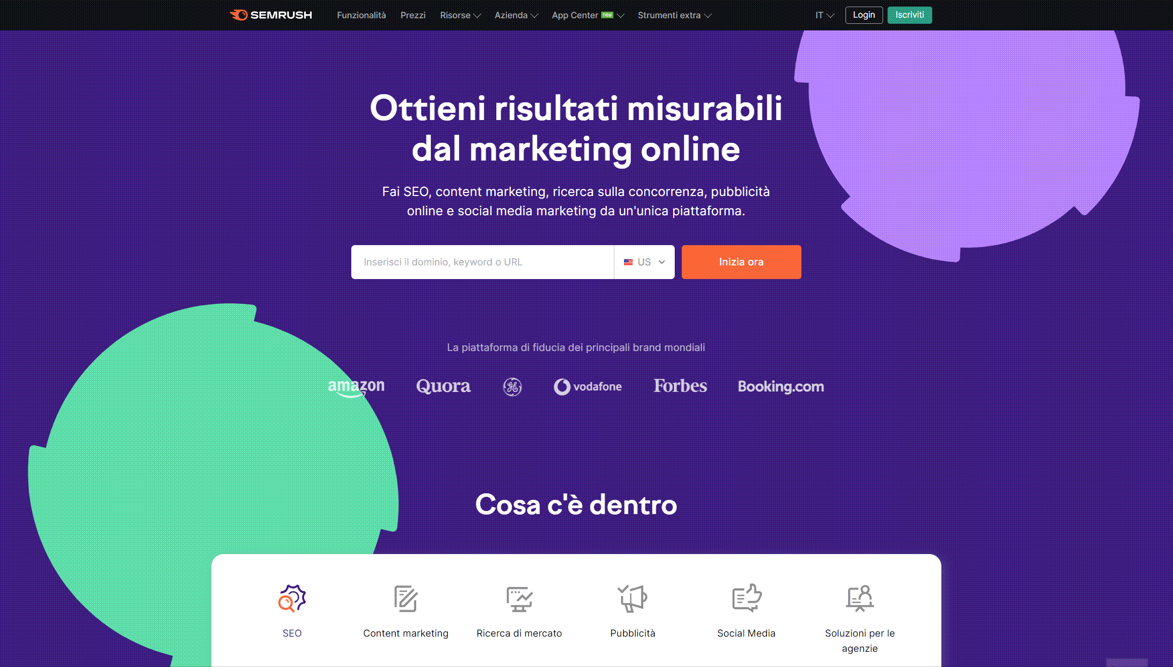 Recensione Semrush - registrazione