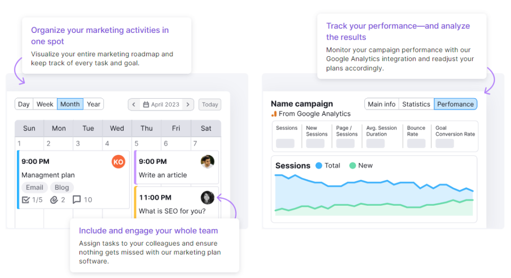 Recensione Semrush - Calendario di Marketing