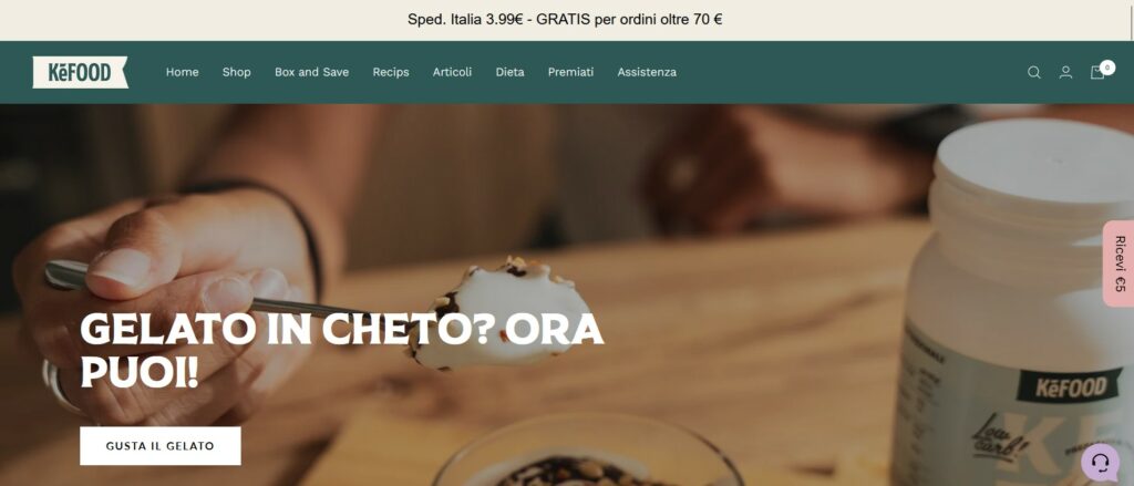 menu ecommerce ketofood