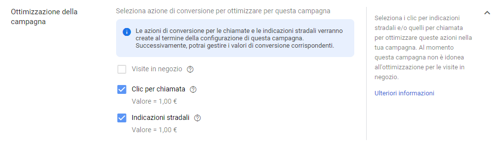 Google-Ads campagna local ottimizzazione Google-Ads campagna local ottimizzazione