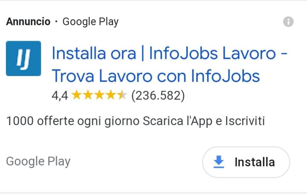 Google Ads estensione per app Google Ads estensione per app