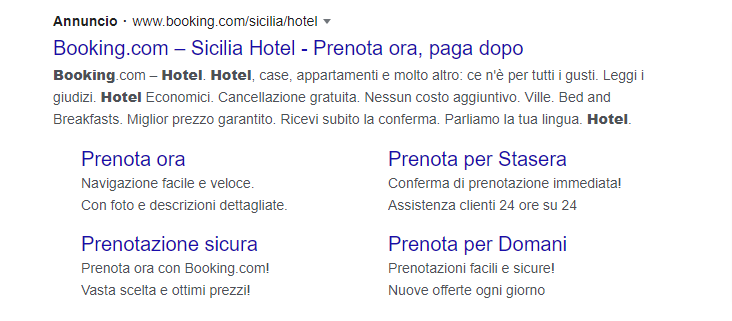 Google Ads estensione snippet strutturato Google Ads estensione snippet strutturato