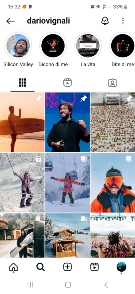 profilo instagram dario vignali
