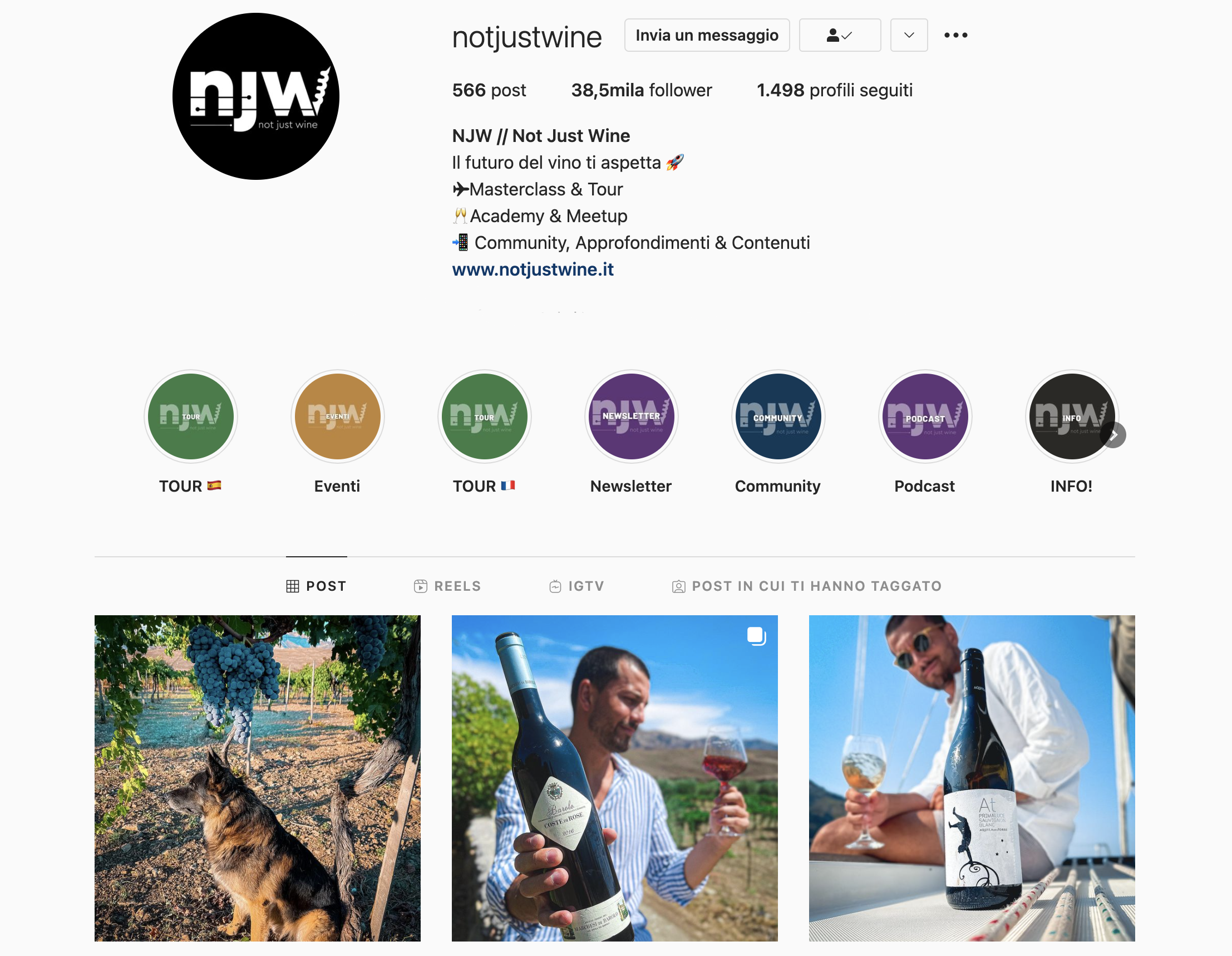 taste academy profilo instagram