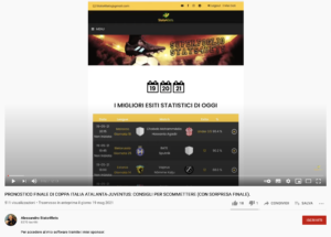 Screenshot Video YouTube Stats4Bets