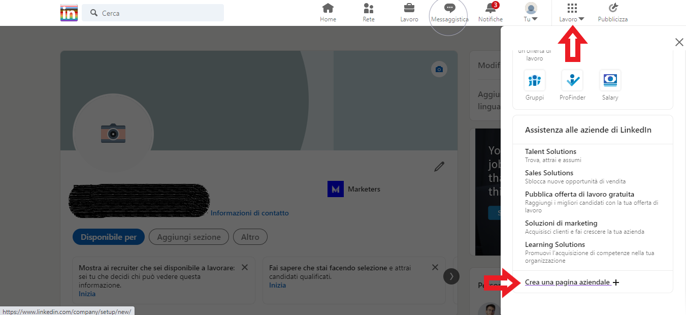 creare pagina aziendale LinkedIn creare pagina aziendale LinkedIn