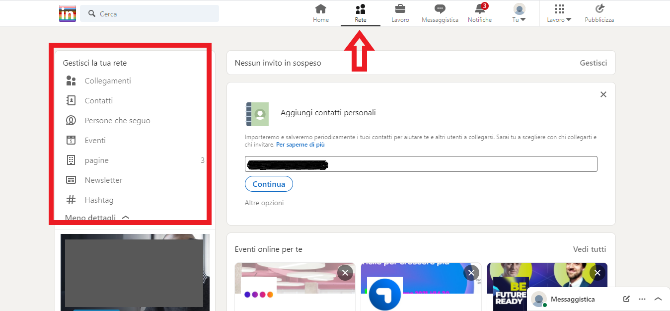 ampliare la tua rete di collegamenti ampliare la tua rete di collegamenti