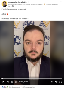alessandro vercellotti esempio video linkedin