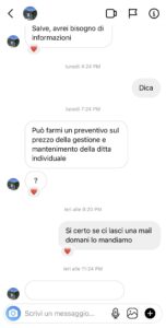 screenshot dm instagram