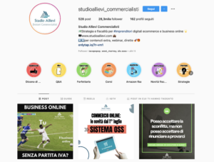studio allievi profilo instagram
