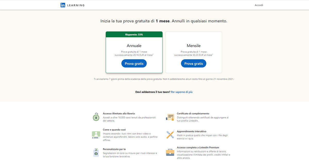 Linkedin-Learning-piani