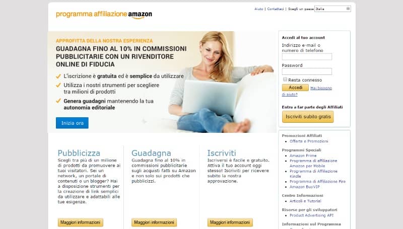 programma affiliazione amazon