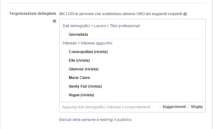 seo backlink con facebook ads