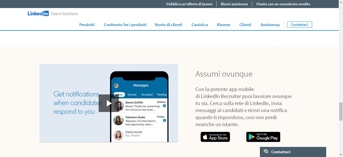 Linkedin Recruiter mobile