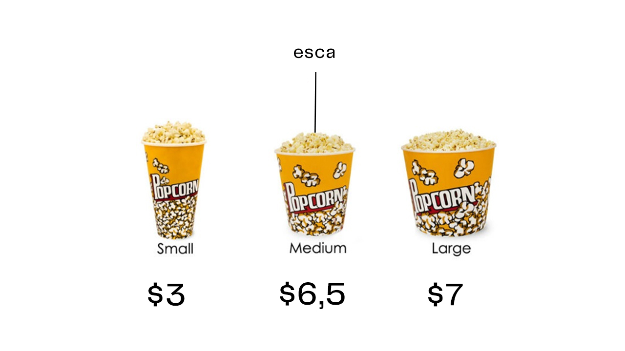 effetto esca popocorn