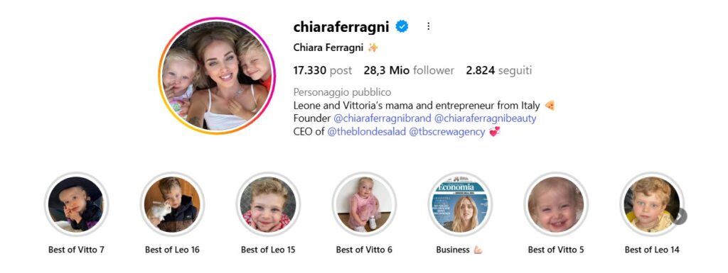 chiara ferragni instagram