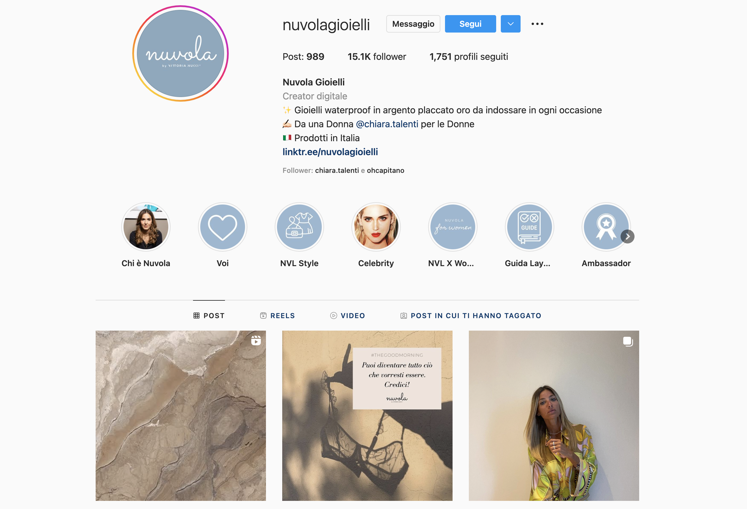 profilo instagram nuvola profilo instagram nuvola