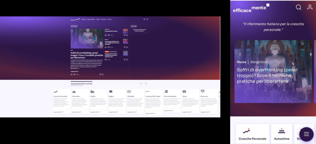user experience-efficacemente