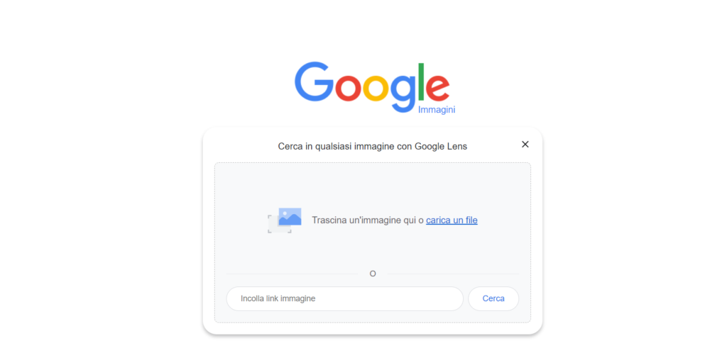 ricerca inversa google immagini