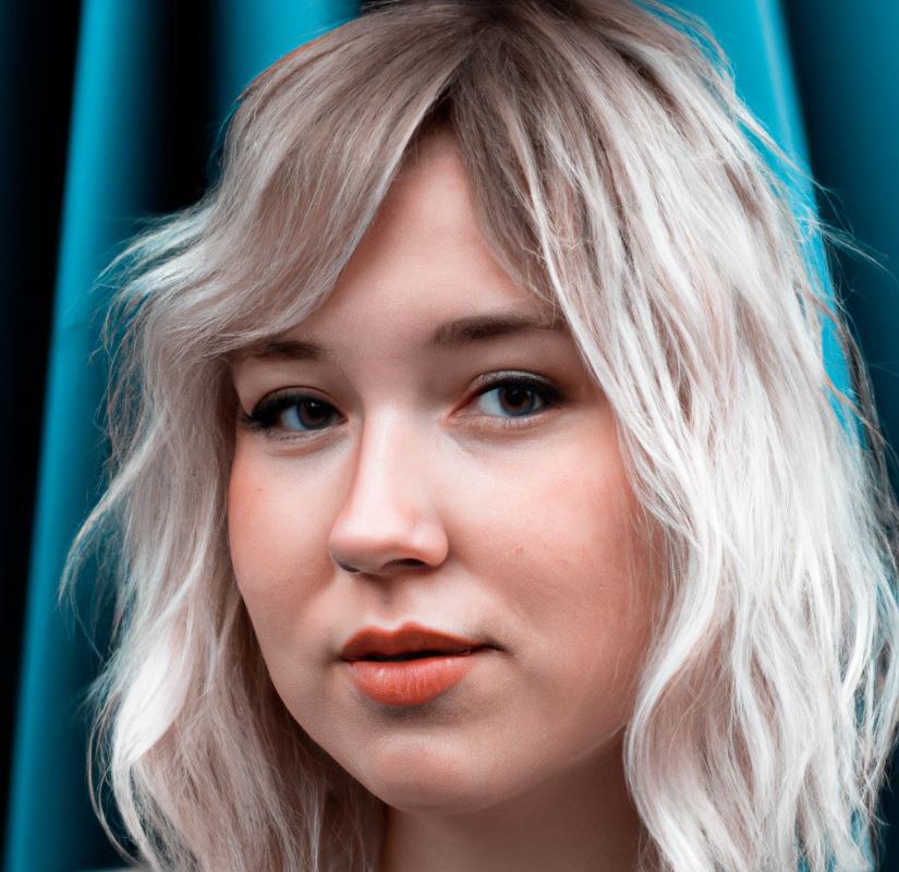 ragazza creata con AI