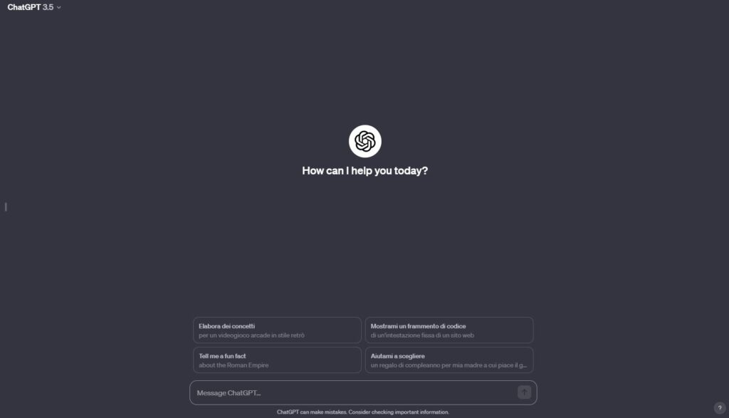 ChatGPT tra i migliori siti di intelligenza artificiale