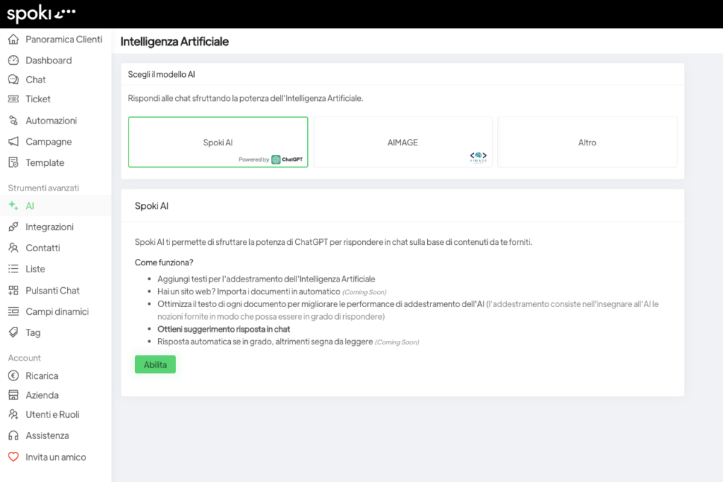 Recensione Spoki Marketers - Intelligenza artificiale