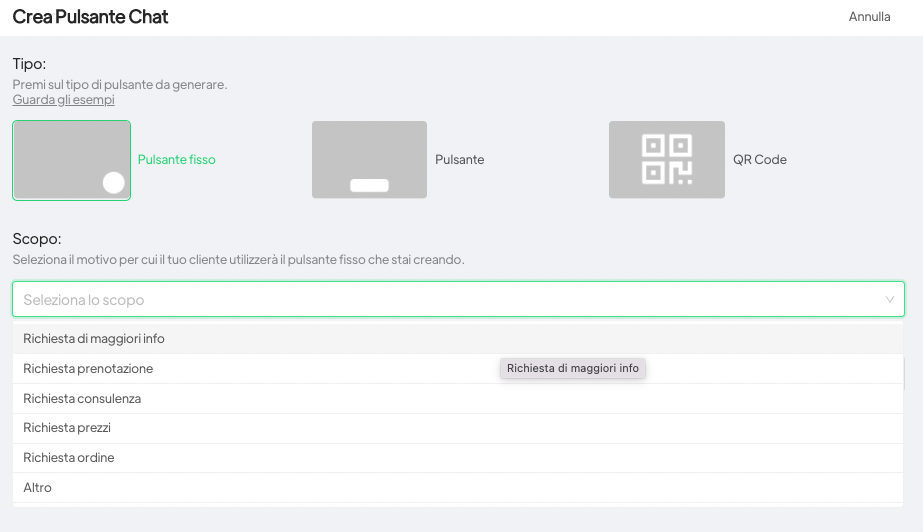 Recensione Spoki Marketers - Pulsante Chat