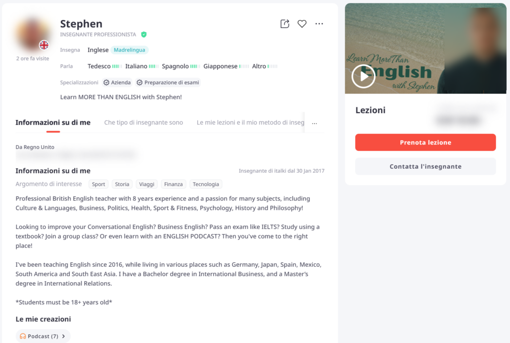 recensione italki marketers