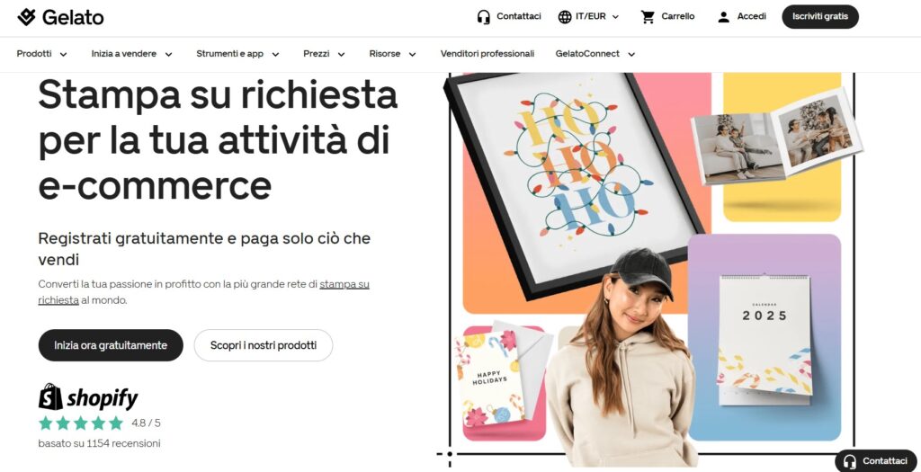 gelato print on demand