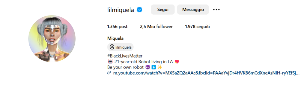ai influencer lil miquela