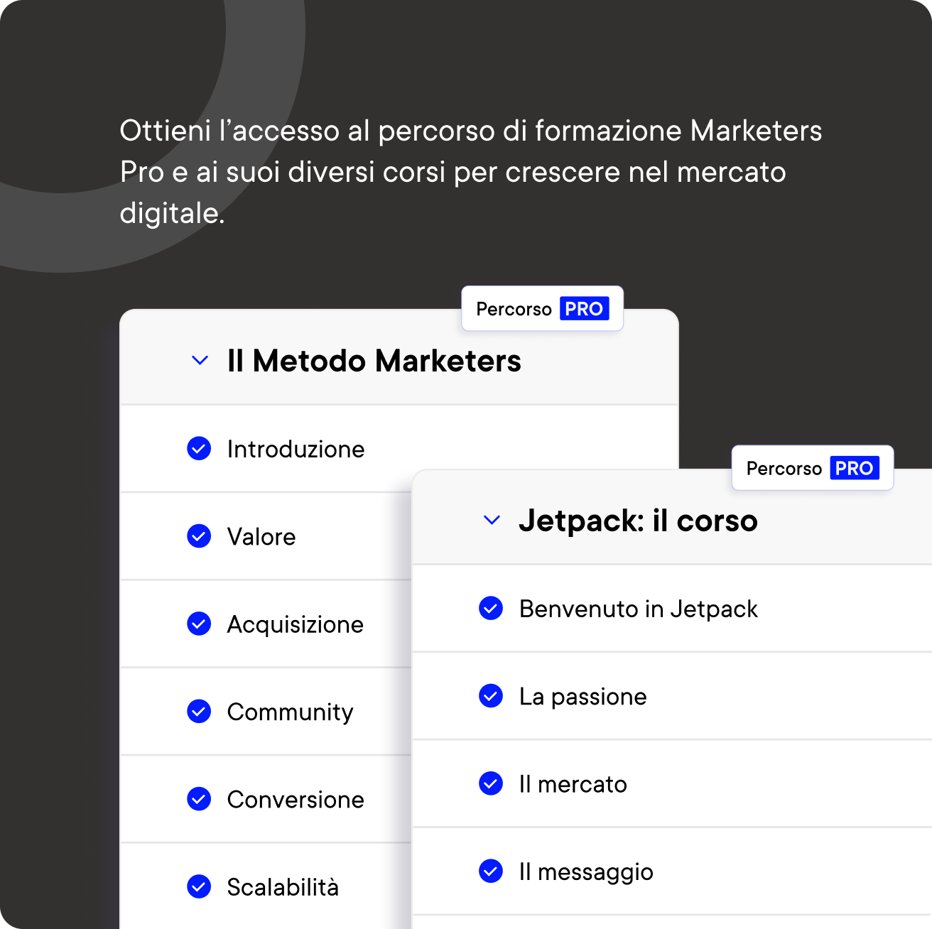 Percorso Metodo Marketers