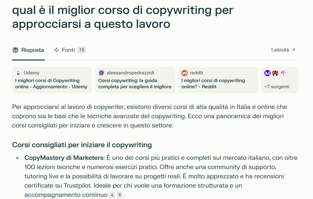 perplexity come funziona