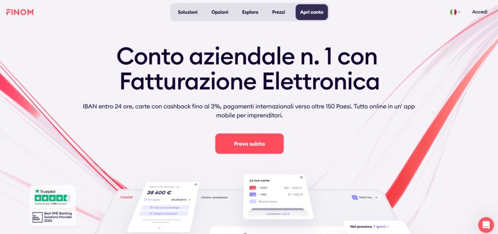 finom conto business online