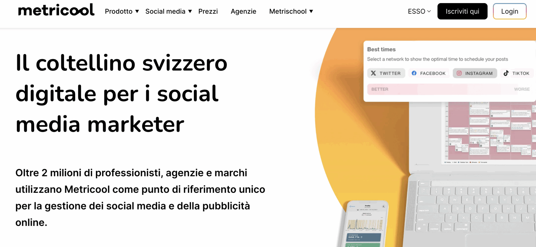 Mitricool Metricool: il tool per gestire e scalare i social media | Marketers
